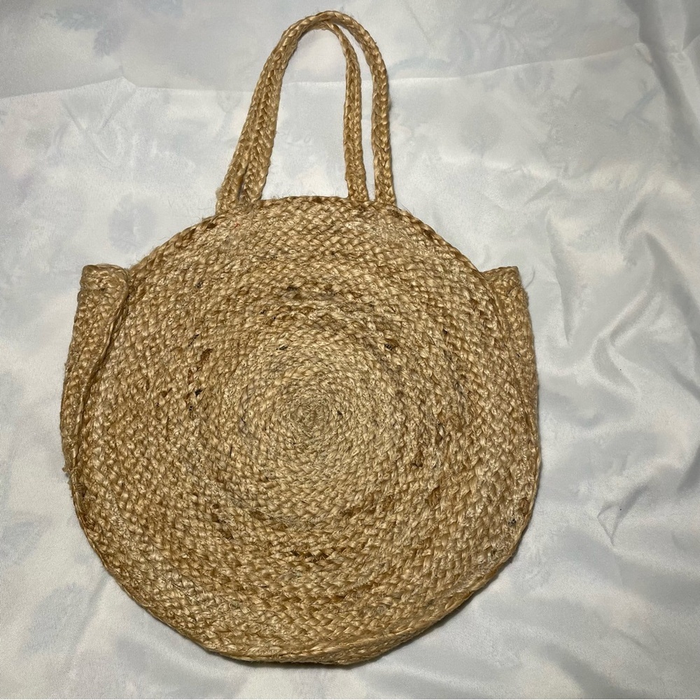 ☀️Handmade Natural Woven Straw Tote Bag